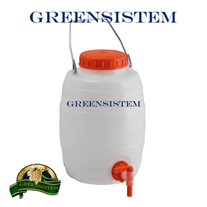 Greensistem: BOTTICELLA IN PLASTICA LT. 005 C/RUBINETTO 
