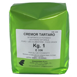 CREMOR TARTARO KG. 1 - (BITARTRATO DI POTASSIO) E336