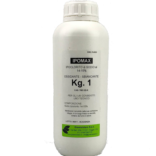 Ipoclorito di sodio stabilizzato kg.30