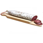 TAGLIERE PER SALAME IN LEGNO MASSELLO DI FAGGIO 37X7,5X2